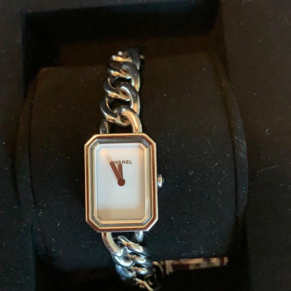 Chanel Premiere Chain Quartz Watch Stainless Steel - Picture 1 of 14